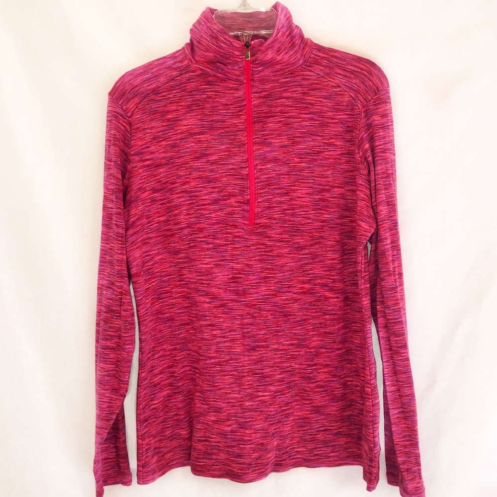 Women's Pink Quarter-Zip Jacket